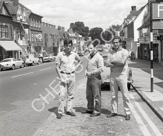 1971 Polo players in North Street