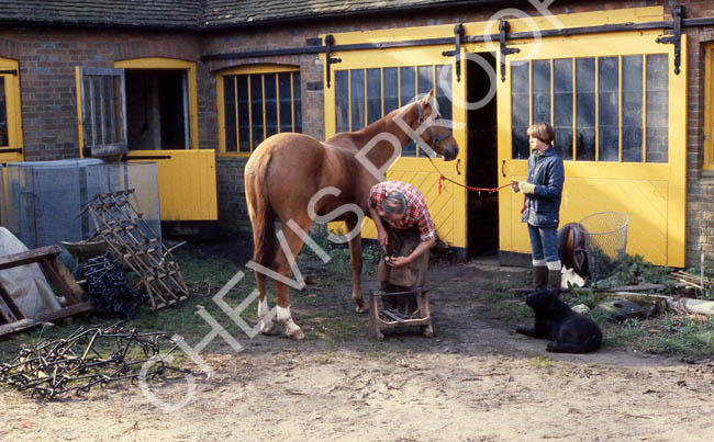 1977 Blacksmith at yard (2)