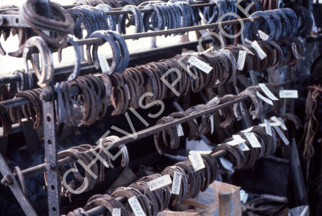 1977 Blacksmith horseshoes
