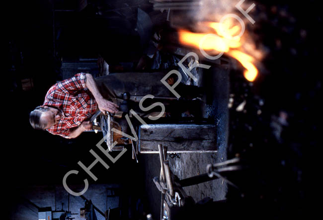 1977 Blacksmith working 2