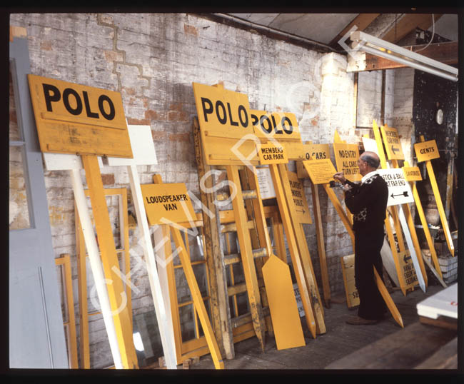 1977 Sign writer at yard 2